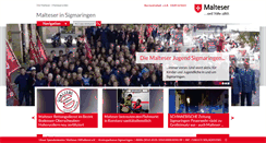 Desktop Screenshot of malteser-sigmaringen.de